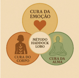 Os três pilares do Método Haddock Lobo: Cura do Corpo, Cura da Emoção e Cura da Alma